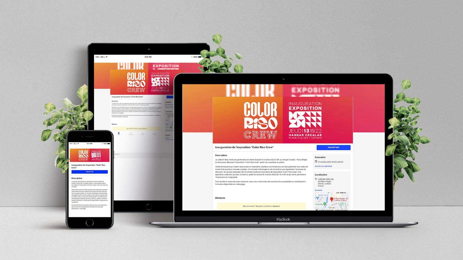 Mini site Éticc Riso