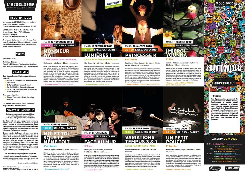 Dépliant programme culturel